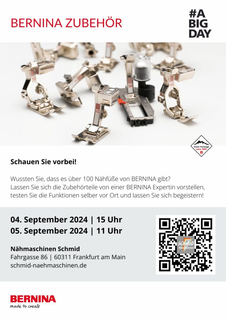 Flyer Bernina Zubehör