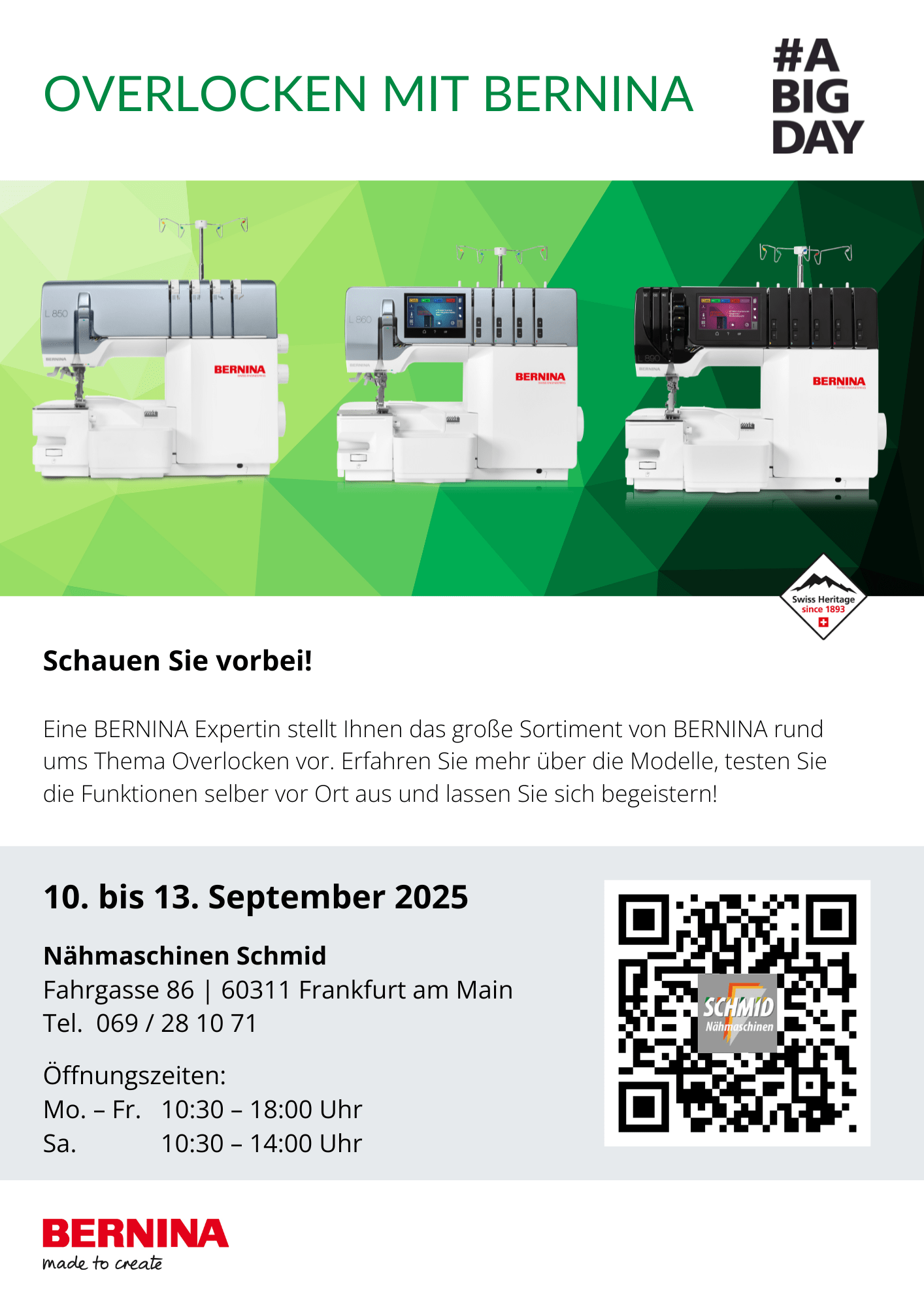 Overlocken mit bernina